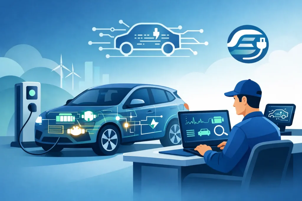 Diagnóstico electrónico para vehículos eléctricos