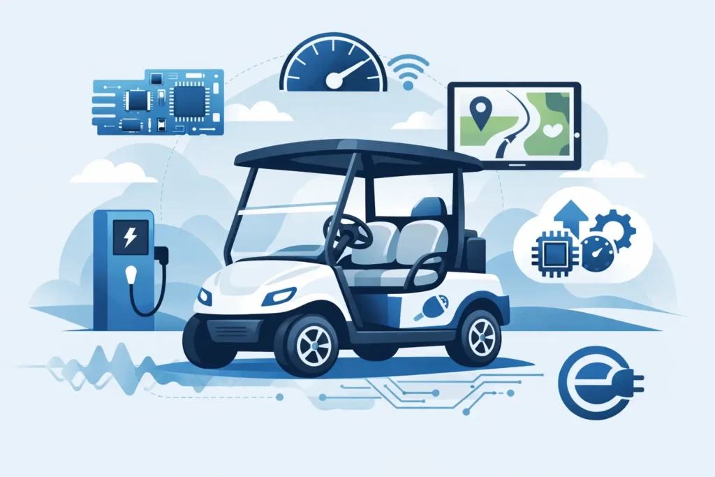 Modificaciones electrónicas para carros de golf