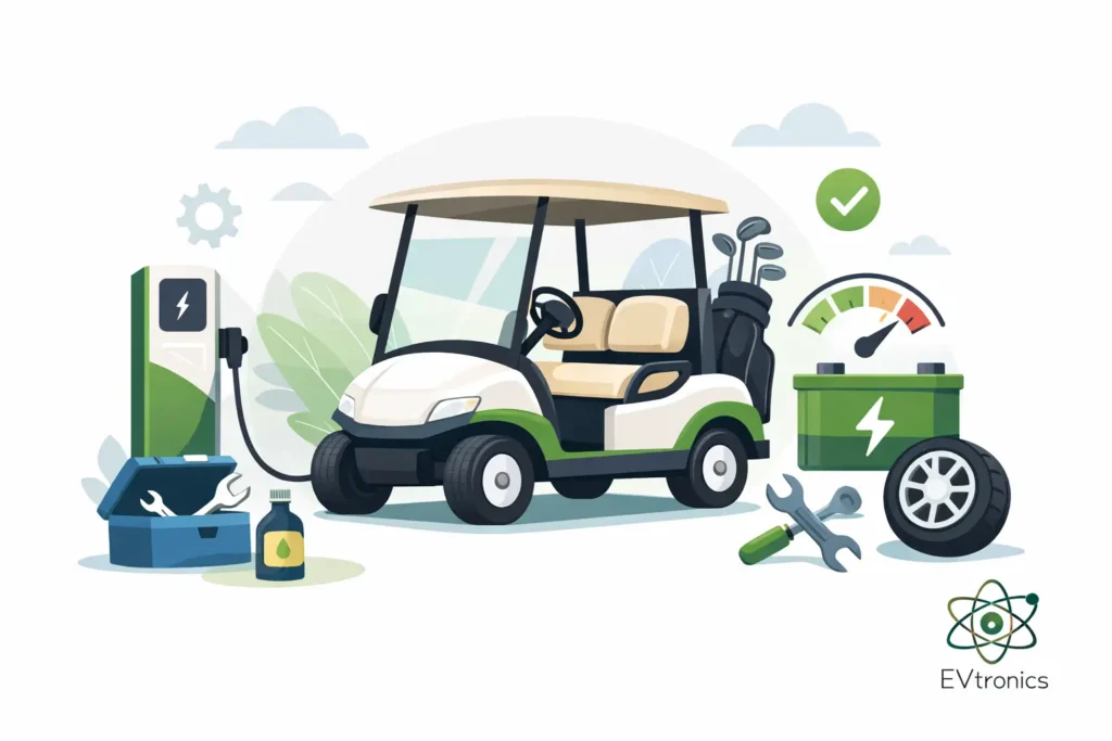 Cómo mantener un carro de golf eléctrico