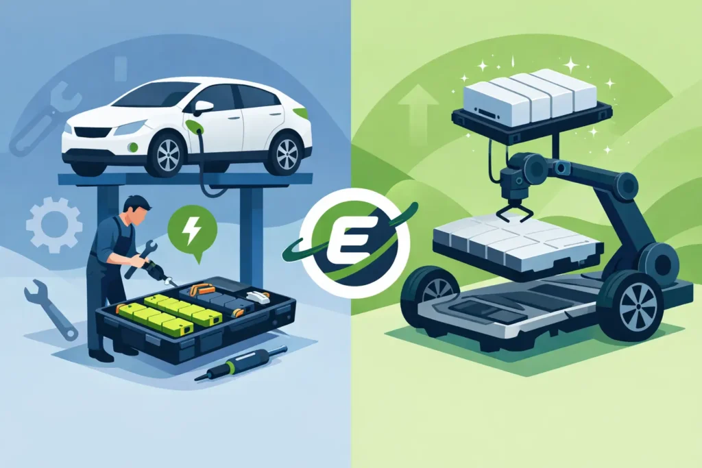 EV battery repair vs replacement, ¿cuál elegir?