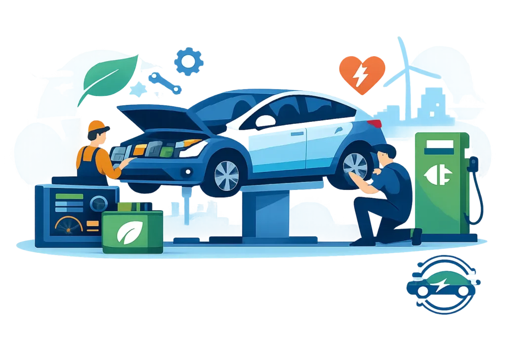 Hybrid car repair para alargar la vida del híbrido