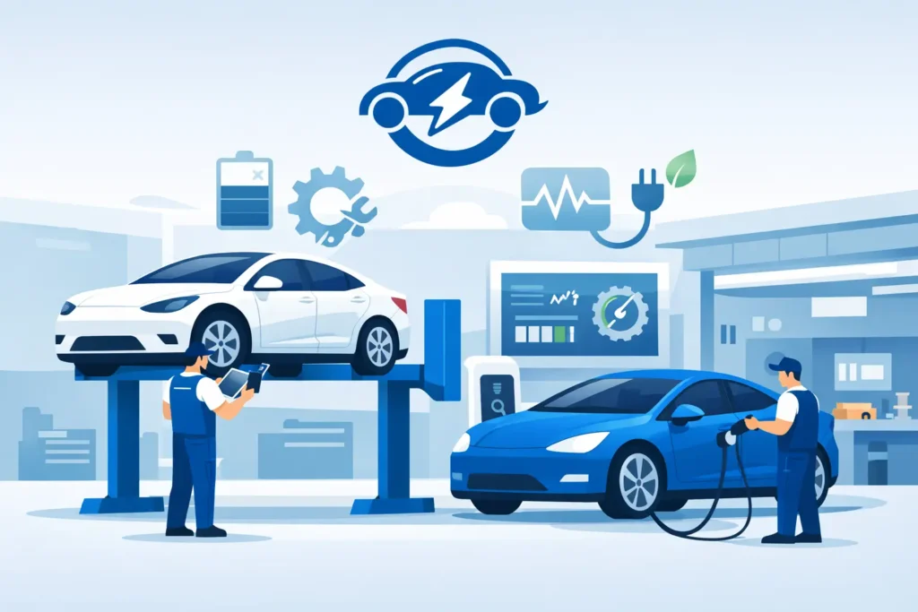 Qué debe ofrecer un taller de carros eléctricos
